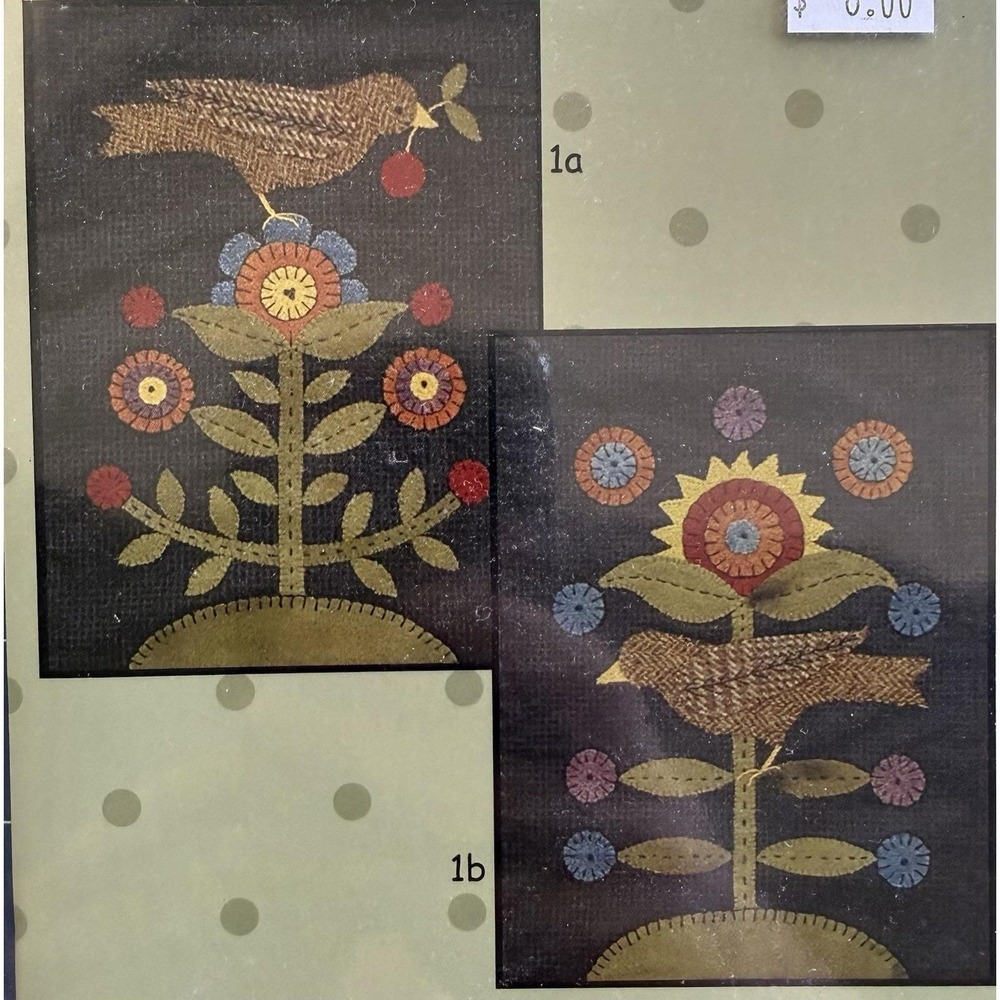 Penny Garden Part 1 All Through The Night Wool Appliqué Pattern Bonnie Sullivan